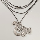 Kalevala Koru | (iso) Tampereen seudun lintu -Riipus | kaulakoru | Hopeaa -85