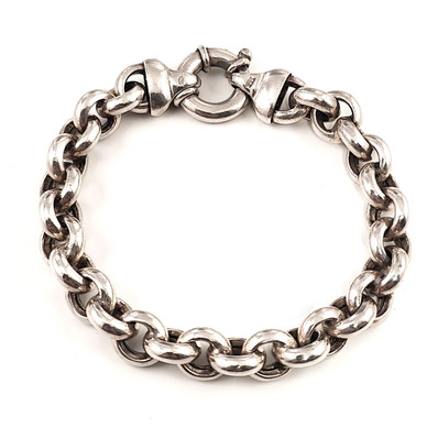 FA |  Bean Chain | Bracelet | 10mm/170mm | Sterling