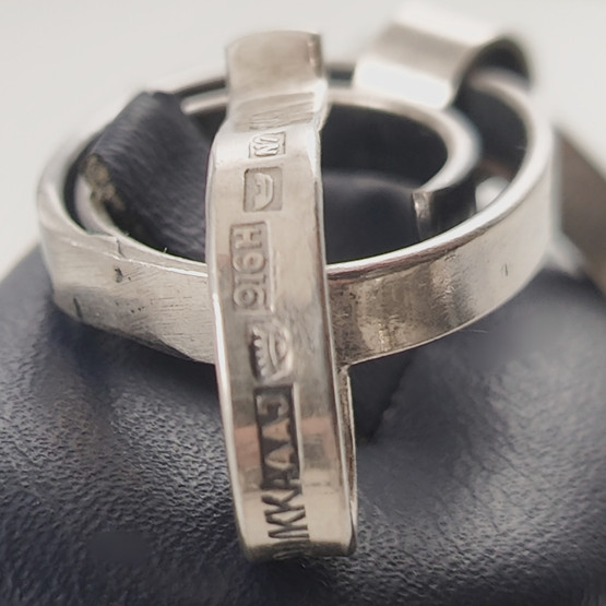 AAJ | Kaija Aarikka | Näyttävä käätykoru |  kaulakoru | 916 Hopeaa | -66