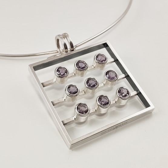 Kupittaan Kulta oy | Elis Kauppi | Upea  Riipus + panta | Hopeaa 