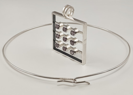 Kupittaan Kulta oy | Elis Kauppi | Upea  Riipus + panta | Hopeaa 