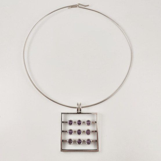 Kupittaan Kulta oy | Elis Kauppi | Upea  Riipus + panta | Hopeaa 