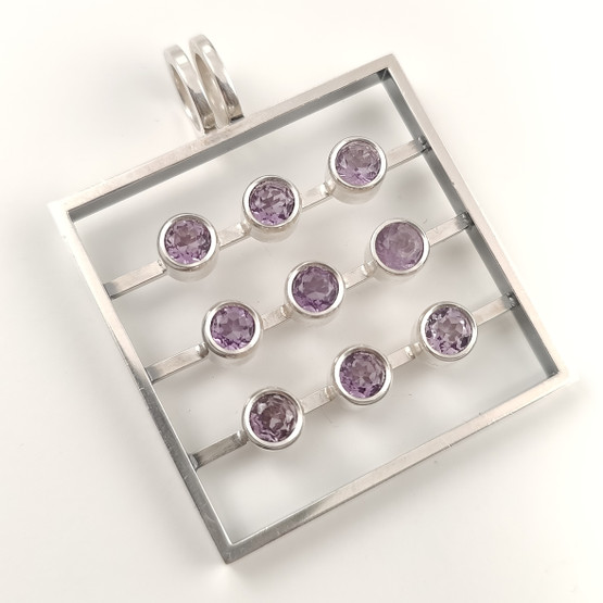 Kupittaan Kulta oy | Elis Kauppi | Upea  Riipus + panta | Hopeaa 