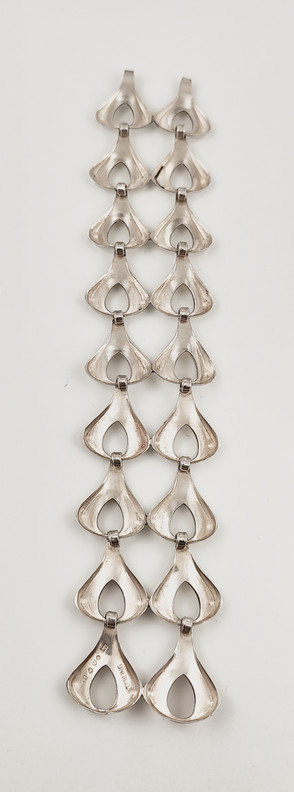 W&L ,Ruotsi | Näyttävä Vintage Rannekoru | Hopeaa -60