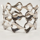 W&L ,Ruotsi | Näyttävä Vintage Rannekoru | Hopeaa -60