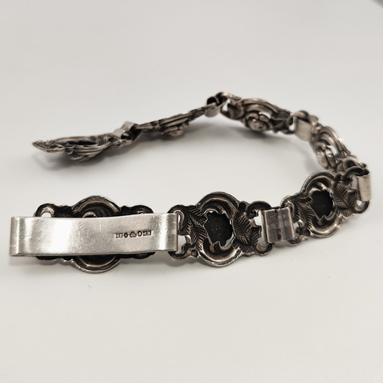 KP / ALTON kultatuotteet, Ruotsi | RUUSU Vintage Rannekoru | Hopeaa -50