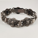 KP / ALTON kultatuotteet, Ruotsi | RUUSU Vintage Rannekoru | Hopeaa -50