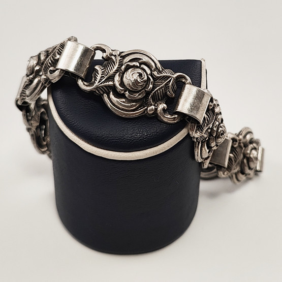 KP / ALTON kultatuotteet, Ruotsi | RUUSU Vintage Rannekoru | Hopeaa -50