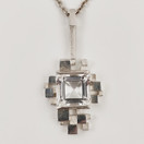 Kultateollisuus oy | Jorma Laine | Vuorikide Riipus | Kaulakoru Hopeaa -76