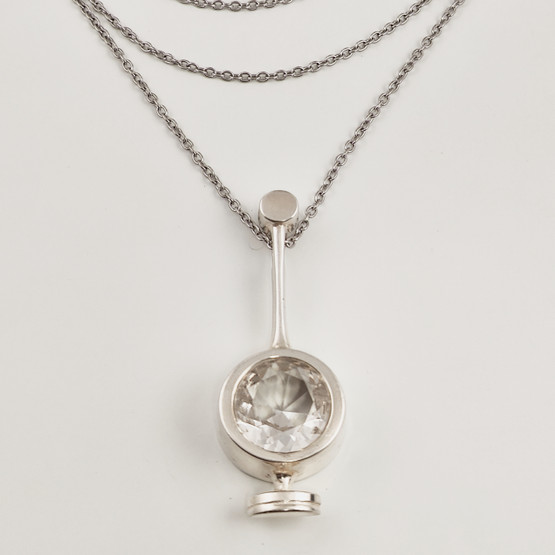 Turun Hopea oy | Jorma Laine | Vuorikide RIIPUS | Kaulakoru | Hopeaa -76