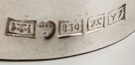 Turun Hopea oy | Jorma Laine | Vuorikide RIIPUS | Kaulakoru | Hopeaa -76