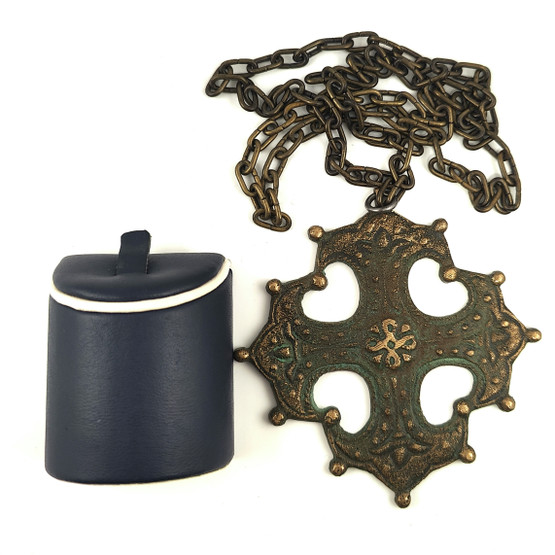  ATO | (iso) Ristiriipus | Kaulakoru Pronssia | 30/40-luku