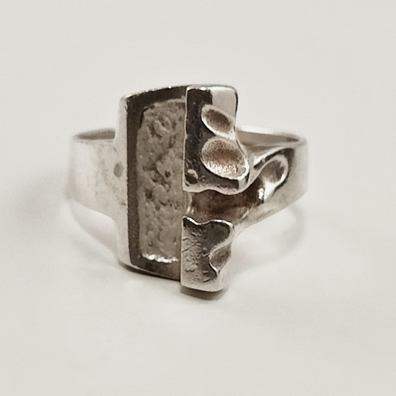 Lapponia koru | sormus | 19mm | Hopeaa -85