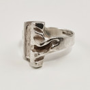 Lapponia koru | sormus | 19mm | Hopeaa -85