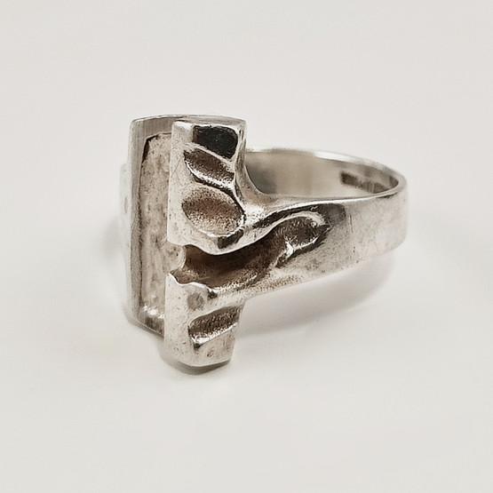 Lapponia koru | sormus | 19mm | Hopeaa -85