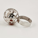 Liisa Vitali, ´Ladybug´ Ring , (20mm ball) , Sterling -71