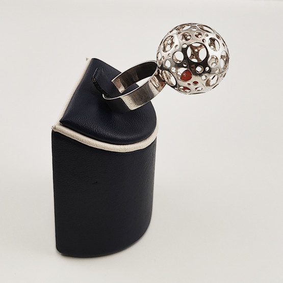 Liisa Vitali, ´Ladybug´ Ring , (20mm ball) , Sterling -71