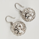 N.Westerback  | Liisa Vitali  | (isot) Leppäkerttu Korvakorut |  Hopeaa 