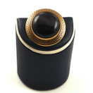 Kalevala koru |  SOLKI-1588 | Rintakoru Spektroliitilla | Pronssia