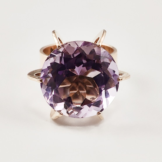 Kupittaan Kulta oy | Elis kauppi | Ametisti Sormus | 14k Kultaa -67