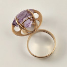 Kupittaan Kulta oy | Elis kauppi | Ametisti Sormus | 14k Kultaa -67