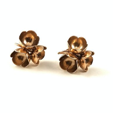 Liisa Vitali | Kevät Korvakorut  Ruuvattavat korvikset | 14k kultaa 