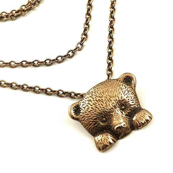 Kalevala koru | Karhunpoika Riipus | Kaulakoru | Pronssia