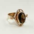 Auran kultasepät oy | Savukvartsi SORMUS | 14k Kultaa -65