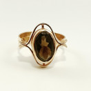 Auran kultasepät oy | Savukvartsi SORMUS | 14k Kultaa -65