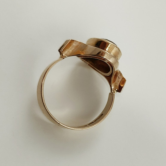 Auran kultasepät oy | Savukvartsi SORMUS | 14k Kultaa -65