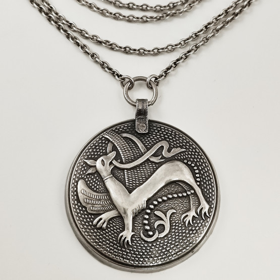 HGL | Kalevala Koru | Sakkolan Riipus-198 | Kaulakoru | Hopeaa -67