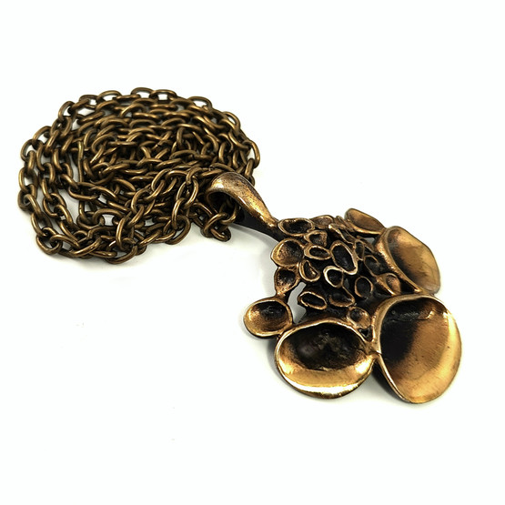 Hannu Ikonen | LICHEN Pendant | Necklace |  Bronze