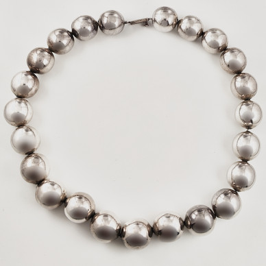 EXTRA Suuret hopeahelmet | Mexico TH-13 | Vintage Kaulakoru | 925 Hopeaa 