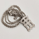 INARI koru | Neitsyn Maria RIIPUS kruunulla |  Hopeaa