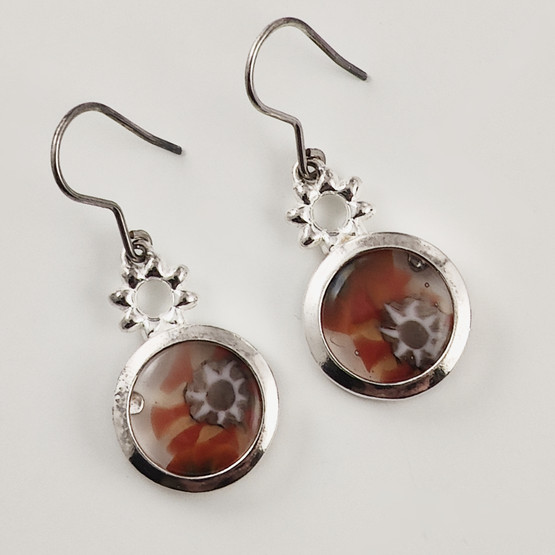 Kalevala koru | MILLEFIORI Korvakorut | hopeaa 