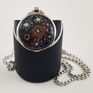 Kalevala koru | (iso) MILLEFIORI kaulakoru | hopeaa 