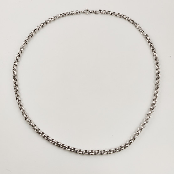 Timanttiset oy | Papuketju  | 4/420mm | Kaulakoru|  Hopeaa