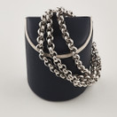 Timanttiset oy | Papuketju  | 4/420mm | Kaulakoru|  Hopeaa