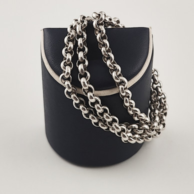 Timanttiset oy | Papuketju  | 4/420mm | Kaulakoru|  Hopeaa