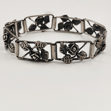 Vintage Rannekoru | Ruusut |  813 Hopeaa | -75