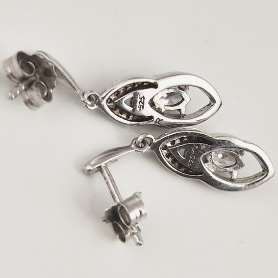 Kultajousi | Zirkoni korvakorut  | 925 Hopeaa