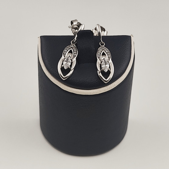 Kultajousi | Zirkoni korvakorut  | 925 Hopeaa