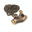 Vintagekoru |  LINTU Riipus | Kaulakoru | Pronssia