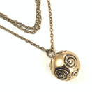 Kalevala Koru | Halikon Spiraali riipus | Kaulakoru |  Pronssia