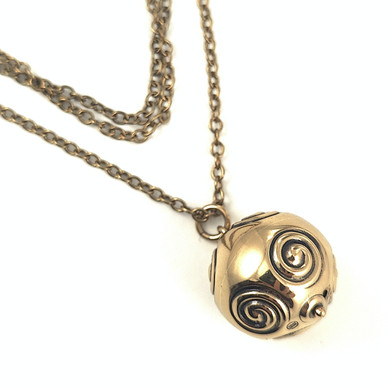 Kalevala Koru | Halikon Spiraali riipus | Kaulakoru |  Pronssia