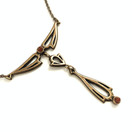  Kalevala Koru | Illusioni -kääty | Karneolit | Kaulakoru pronssia