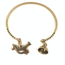 Kalevala Koru | Lintunen rannerengas | Rannekoru Pronssia