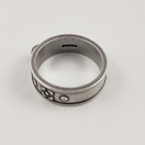 Kalevala koru | Pyhä Birgitta SORMUS | punainen granaatti | Hopeaa