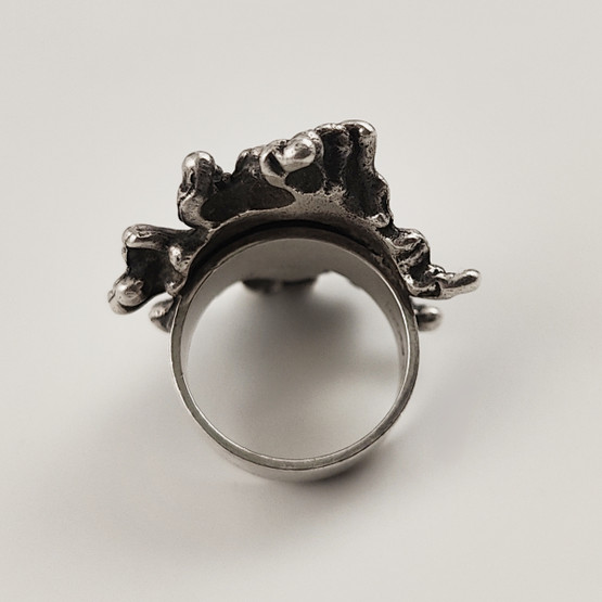 Turun Hopea oy | Pentti Sarpaneva | KAARNA - Sormus | Hopeaa -69