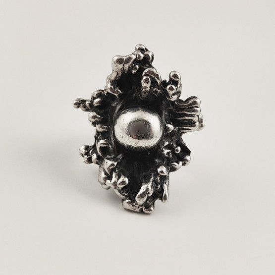 Turun Hopea oy | Pentti Sarpaneva | KAARNA - Sormus | Hopeaa -69